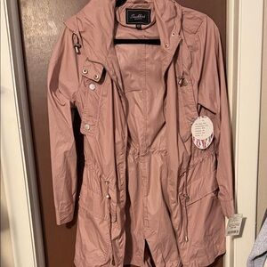 Stylish Dusty Pink Anorak Jacket - Large